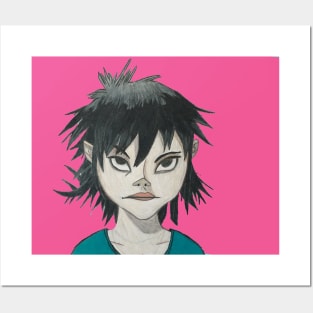 noodle - pink Posters and Art